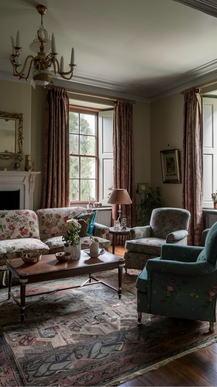 British Countryside living room British Sitting Room, Living Room British Style, British Country Style Interior, English Countryside Interior Design, English Country Home Interiors, English Living Room Decor, English Country Style Living Room, Americana Style Home, British Living Room