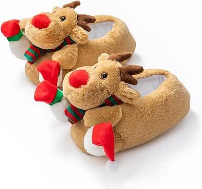 Giraffe Slippers, Moose Slippers, Moose Animal, Crying Kids, Christmas Slippers, Christmas Moose, Animal Slippers, Slippers For Men, Plush Slippers