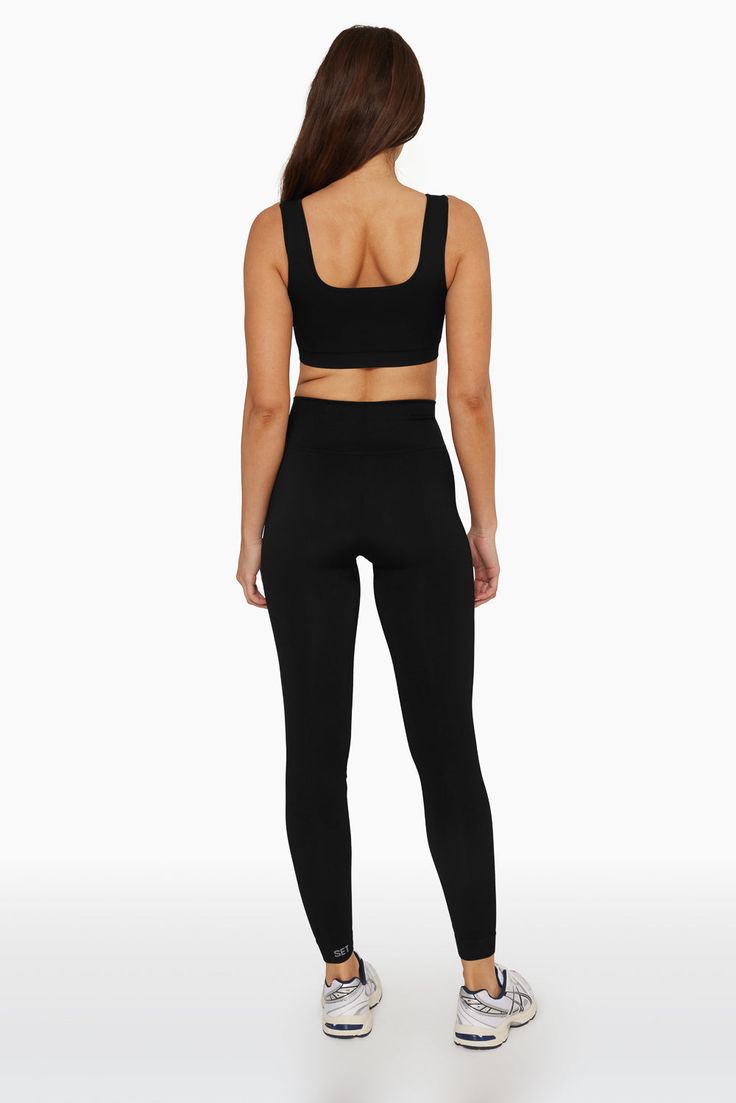 Imagine all of the best qualities of your favorite workout clothes rolled into one perfect pair of seamless leggings, and you’ve got SCULPTFLEX®. They’re stretchy, supportive, and stylish – all without compromising comfort or compression. THE DETAILS: Seamless, High waisted, Side ribbing detail, SET logo on back of left ankle, 7/8th length, Sheerness may vary based on color and fit, Inseam for all sizes is 23 ¾" Machine wash cold with like colors and lay flat to dry. Or, tumble dry on low if you Perfect Leggings, Set Active, Dark Brown Color, Kids Set, Flare Leggings, Seamless Leggings, Top Sales, Bike Shorts, The Details