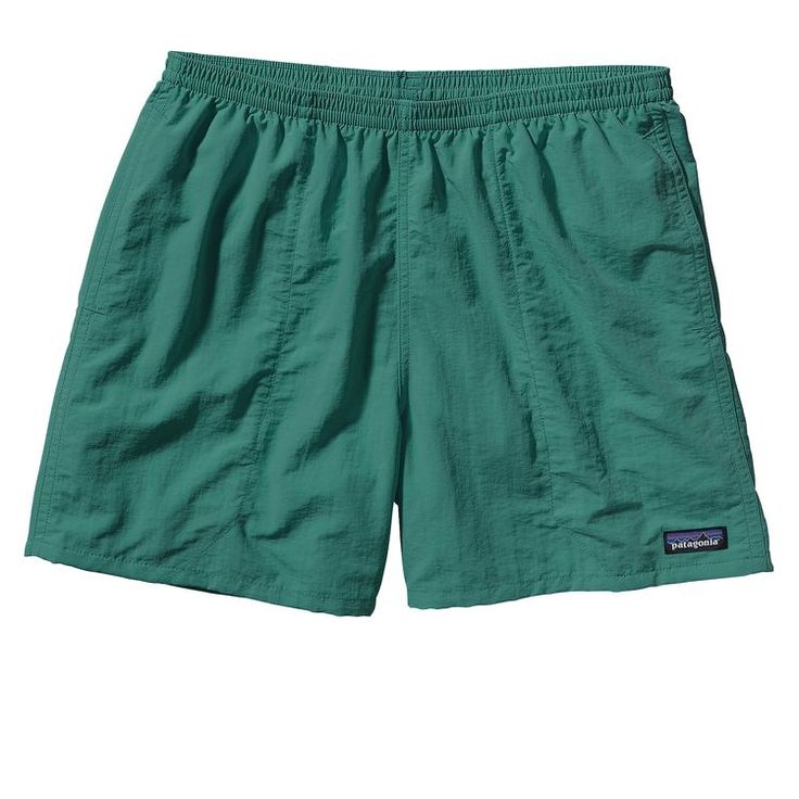 M's Baggies™ Shorts - 5", Gem Green (GEMG) Hiking Outfit Men, Trekking Outfit Women, Trekking Outfit, Patagonia Baggies, Patagonia Outfit, Patagonia Shorts, Hiking Outfit Winter, Casual Skirt Outfits, Men Fashion Casual Outfits