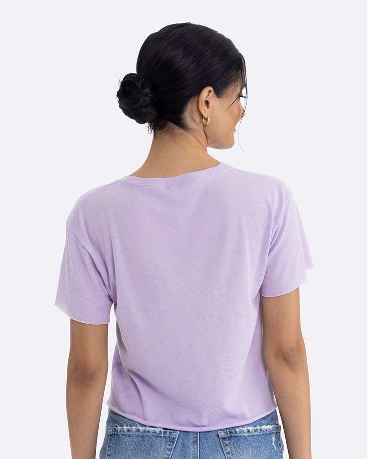 Ladies' Festival Cali Crop T-Shirt - LAVENDER - L | Next Level Women's Festival Cali Crop T-Shirt in Lavender Size Large | 65/35 Polyester/Cotton Festival Crop Tops, Modest Fits, Crop T Shirt, Popular Colors, Crop Tshirt, Next Level, Cali, Heather Grey, Fabric Weights