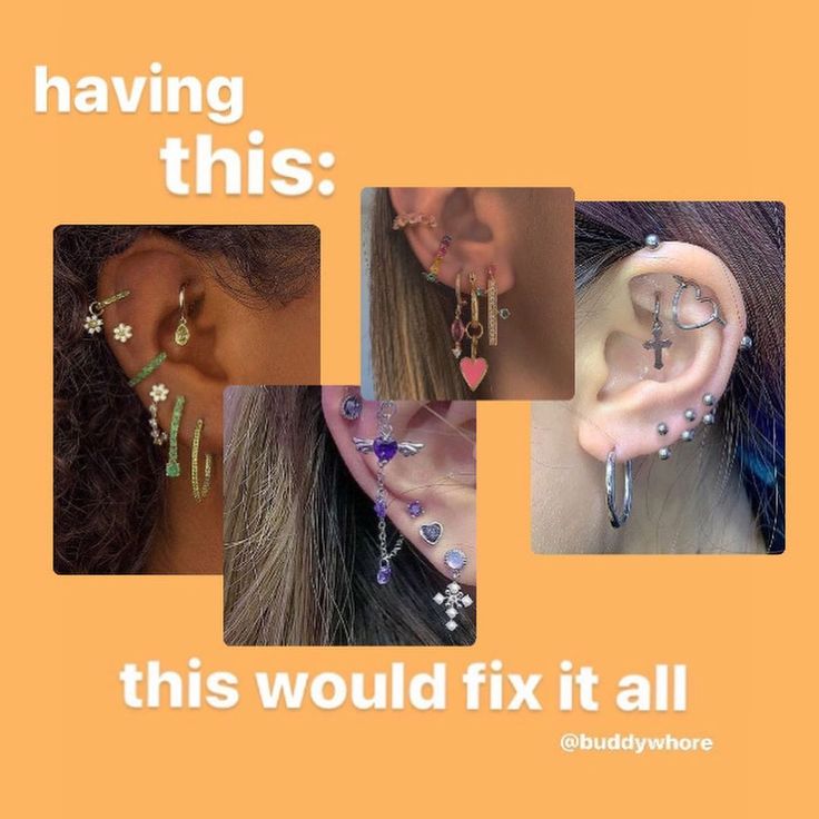 there are many different types of ear piercings