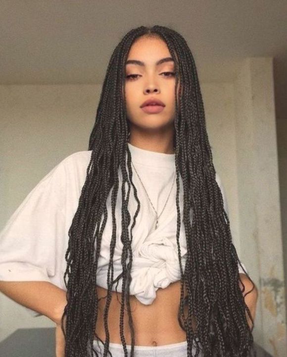 Short Box Braids, Box Braids Hairstyles For Black Women, Braids Hairstyles Pictures, Cute Box Braids Hairstyles, Box Braids Styling, Girls Braids, Braided Hairstyles For Black Women, Trending Hairstyles, Box Braids Hairstyles