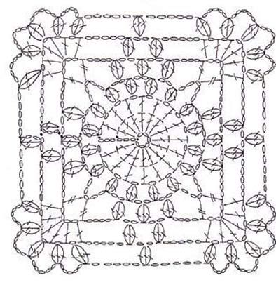 an intricately designed square is shown in the shape of a doidle with leaves on it