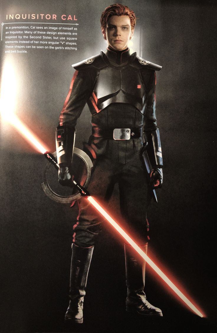 the star wars character is dressed in black and red with two lightsabes on his chest