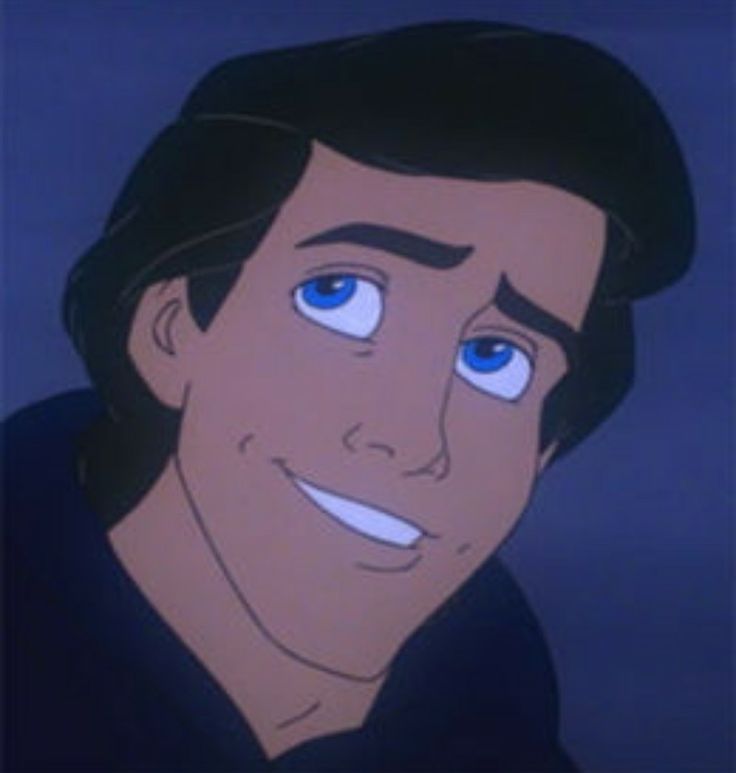 an animated image of a man with blue eyes and black shirt smiling at the camera