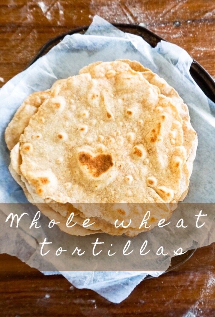 homemade flatbread tortillas on wax paper with text overlay that reads, make ahead at tontillos