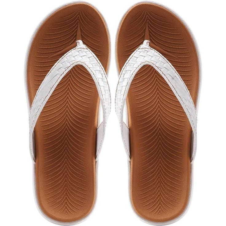 Experience everyday ease with these Comfortable Flip Flops Sandals, designed with both comfort and style in mind. The woven strap detail adds a touch of sophistication, making them versatile for beach outings or casual city strolls. Features: Upper Material: The sandals are made with a high-quality leather exterior for a classic look. Sole Composition: A durable rubber material forms the sole, providing reliable footing. Footbed Composition: The sandals feature a PU fabric type, known for its fl Non-slip Synthetic Sandals For Beach, Vacation Flip Flops With Removable Insole, Casual Flip Flops With Textured Sole For Beach, Vacation Sandals With Textured Sole And Synthetic Material, Synthetic Sandals With Textured Sole For Vacation, Synthetic Sport Sandals With Woven Sole For Beach, Adjustable Lightweight Synthetic Sandals, Open Toe Sport Sandals For Beach With Textured Sole, Beach Sport Sandals With Textured Sole And Open Toe