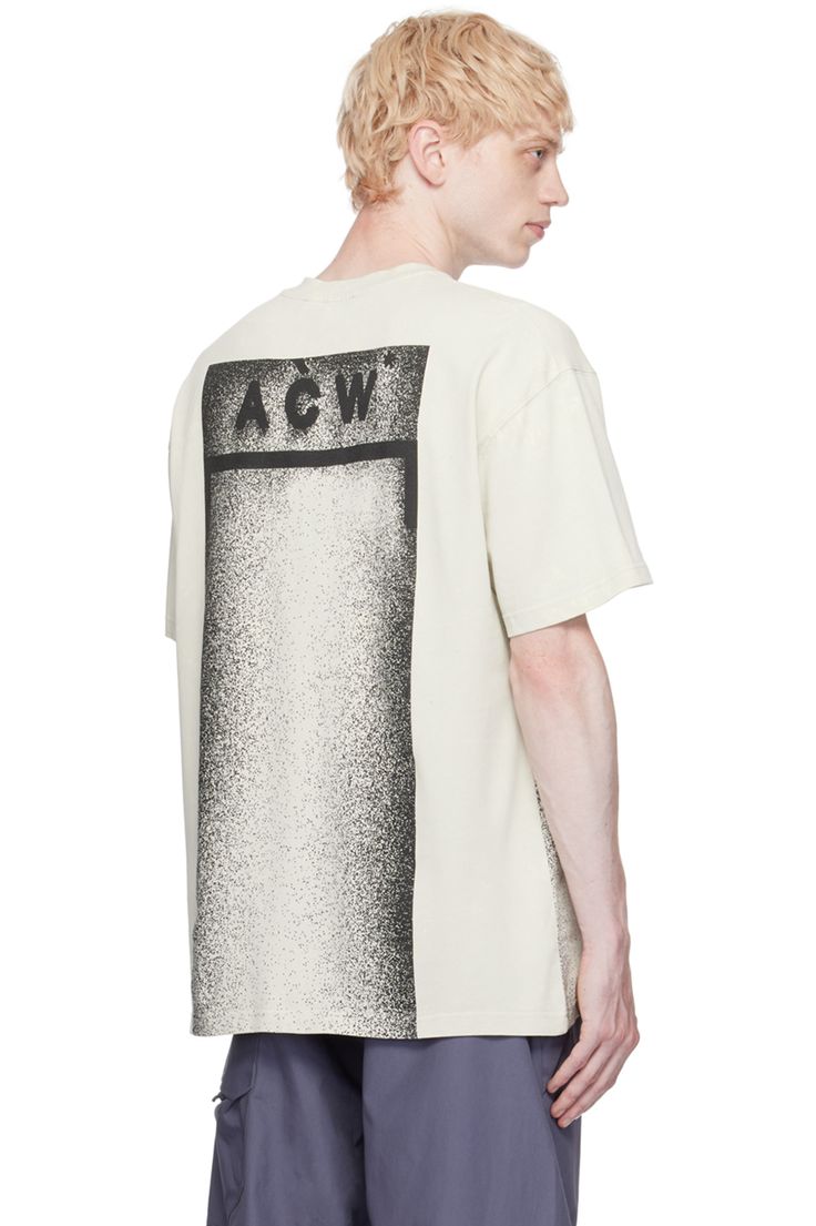 A-COLD-WALL*: Off-White Bouchards T-Shirt | SSENSE Cotton Crew T-shirt With Back Print, Crew Neck Cotton T-shirt With Back Print, Cotton T-shirt With Back Print Crew Neck, Cotton Boxy Fit T-shirt With Graphic Print, Cotton Boxy Fit Graphic Print T-shirt, Relaxed Fit Crew T-shirt With Graphic Design, Relaxed Fit Graphic Crew T-shirt, Cotton Graphic Crew Neck Top, Cotton Crew Neck Top With Graphic Design