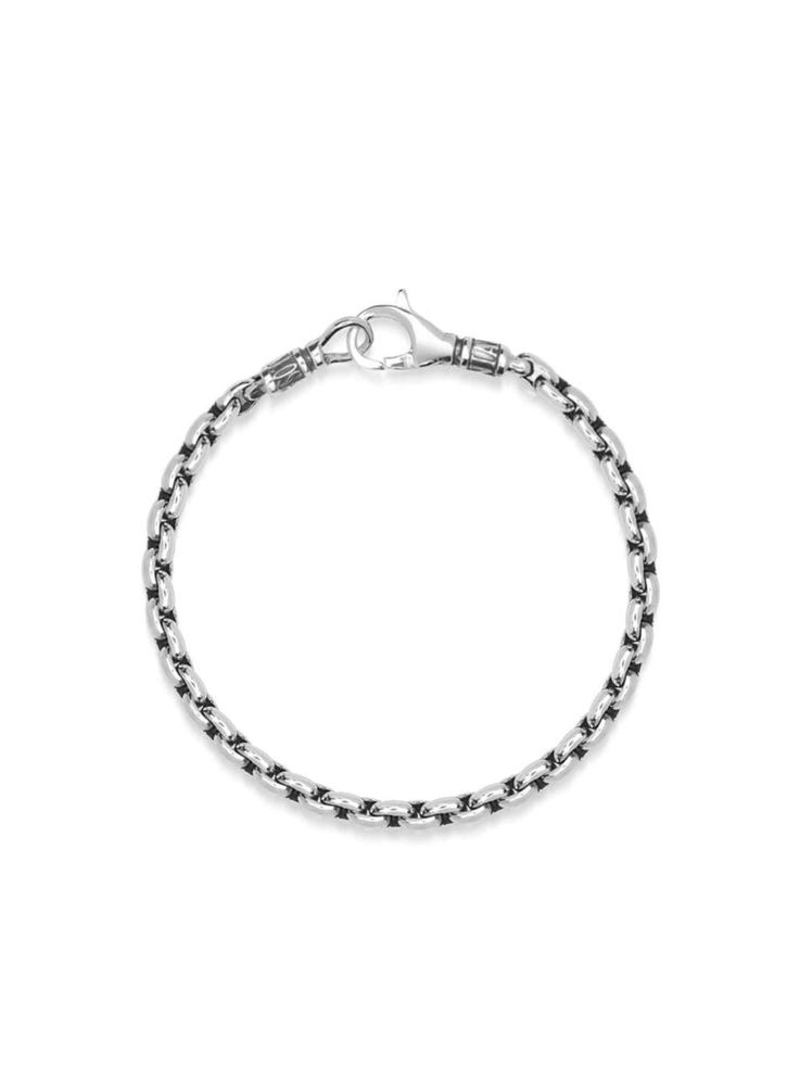 silver-tone sterling silver chain bracelet cable-link chain bead-logo detailing lobster claw fastening polished finish Nialaya Jewelry is pleased to offer free repairs on purchases for one year from purchase date. Chain Bracelet Silver, Jewelry Logo, Silver Chain Bracelet, Bracelet Silver, Sterling Silver Chain, Beaded Chain, Link Chain, Lobster Claw, Sterling Silver Chains