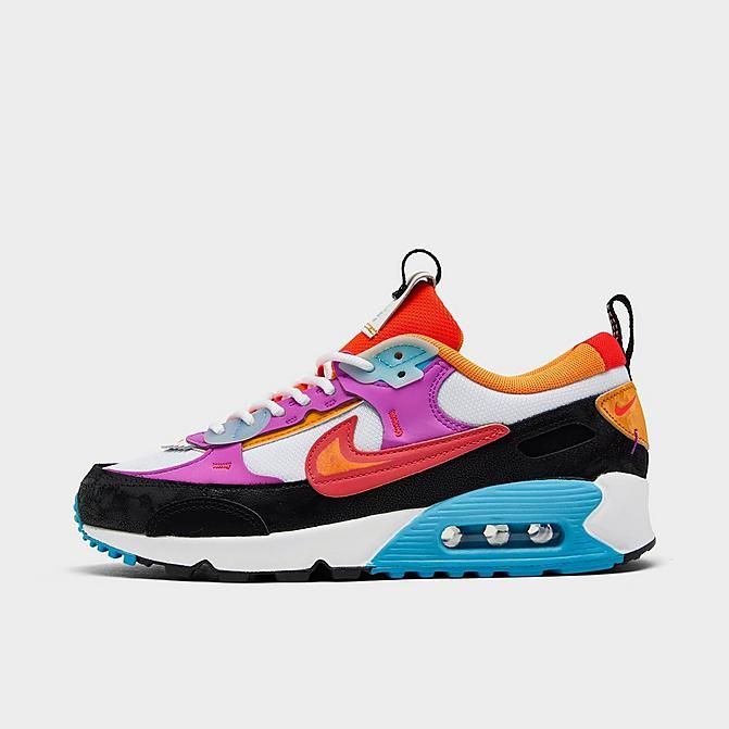 Women's Nike Air Max 90 Futura Casual Shoes| Finish Line Nike Shoes Women Colorful, Colorful Gym Shoes, Neon Nikes, Colorful Sneakers Women, Nike Air Max 90 Futura, Air Max 90 Futura, Womens Nike Shoes, Nike Air Max 90s, Nike Shoes Women Fashion