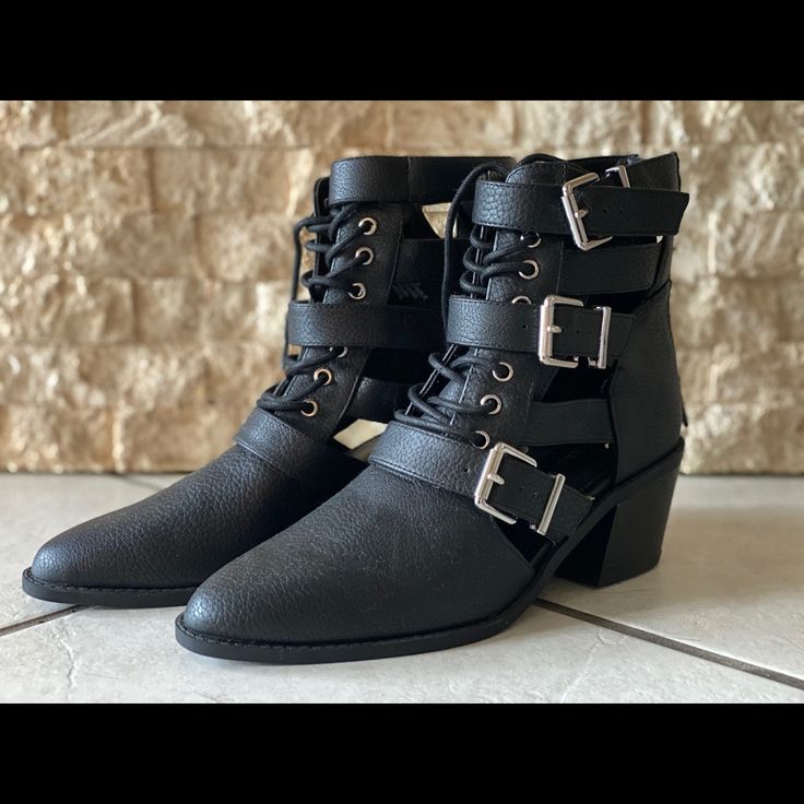 Brand New! Never Worn! Comfy Black Cutout Booties From Express. Paid Full Price $79.90. Bootie Boots, Ankle Boots, Cut Out, Size 7, Women Shoes, Brand New, Boots, Women Shopping, Dresses