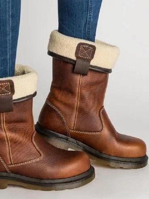 Shoes Chunky, Winter Heels, Low Heel Boots, Mid Boots, Fur Lined Boots, Ankle Boots Flat, Vintage Boots, Brown Ankle Boots, Biker Boots