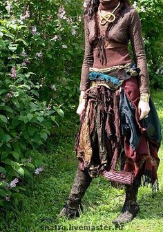 Rag Skirt, Summer Stuff, Fabulous Style, Pretty Skirts, Fairy Clothes, Fantasy Book, Boho Skirts, Mode Inspiration, Cute Fashion