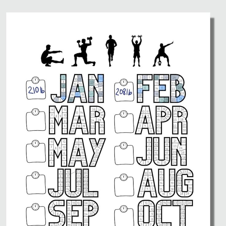 a poster with some people doing different things in black and white, as well as the words jan feb mar apr may july august