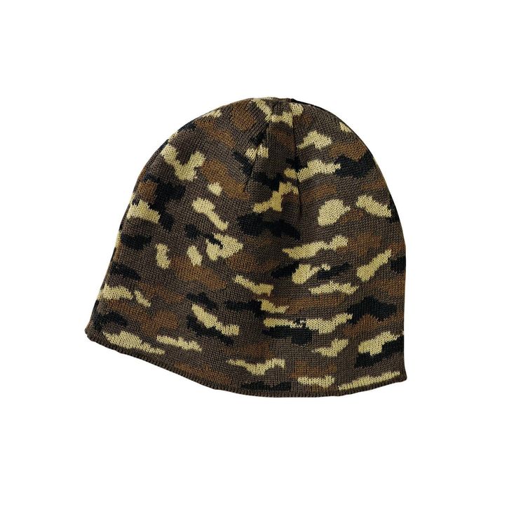 Find the Port & Company® Camo Beanie Cap at Michaels. com. A warm must-have accessory in a fun camo print. Fabric: 100% acrylic. A warm must-have accessory in a fun camo print. Details: Available in multiple colors 100% acrylic | Port & Company® Camo Beanie Cap in Military Camo | Michaels® Camo Print, Apparel Accessories, Camo, Caps Hats, Accessories Hats, Fabric, Color