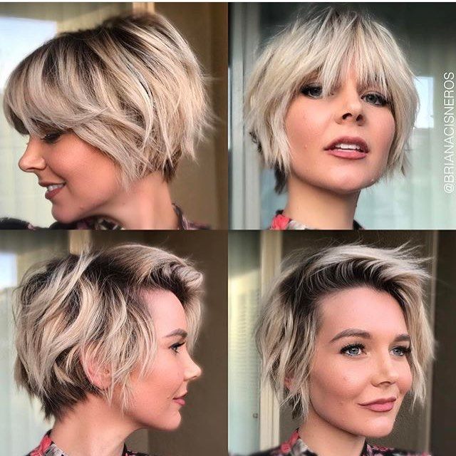 175 Likes, 1 Comments - Short Hair / Haircut (@cabelocurtobr) on Instagram Short Shaggy Haircuts, Short Shag Hairstyles, Shag Hairstyles, Long Pixie, Shot Hair Styles, Penteado Cabelo Curto, Short Hairstyle, Short Blonde, Short Hair Haircuts