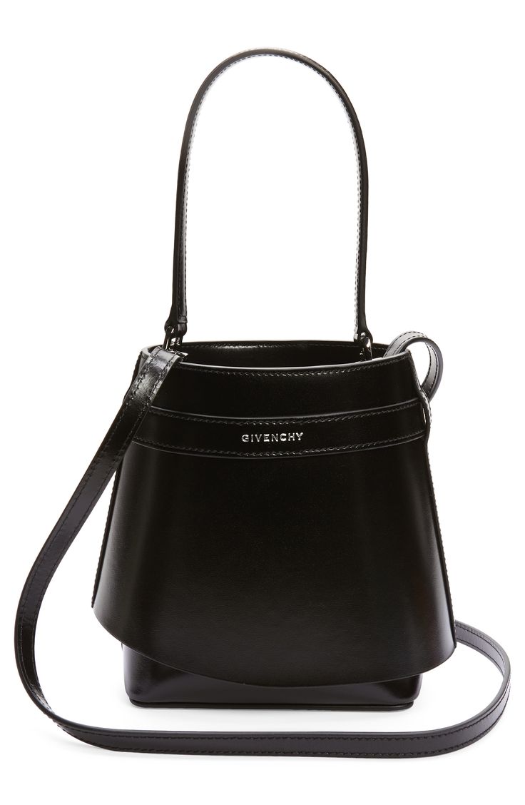 A signature 4-G logo padlock never stops shining at the front of this sumptuous, Italian-crafted bucket bag shaped from smooth, yet structured calfskin leather. Open top Top carry handle; removable, adjustable crossbody strap Structured silhouette with flat base for stability Leather Made in Italy Designer Handbags High-end Formal Bucket Bag, High-end Bucket Bag For Evening, High-end Evening Bucket Shoulder Bag, High-end Evening Bucket Bag, High-end Bucket Bag With Detachable Handle For Evening, High-end Formal Bucket Bag With Detachable Strap, Designer Bucket Bag With Silver-tone Hardware, Designer Top Handle Bucket Bag With Silver-tone Hardware, Designer Calf Leather Bucket Bag For Evening