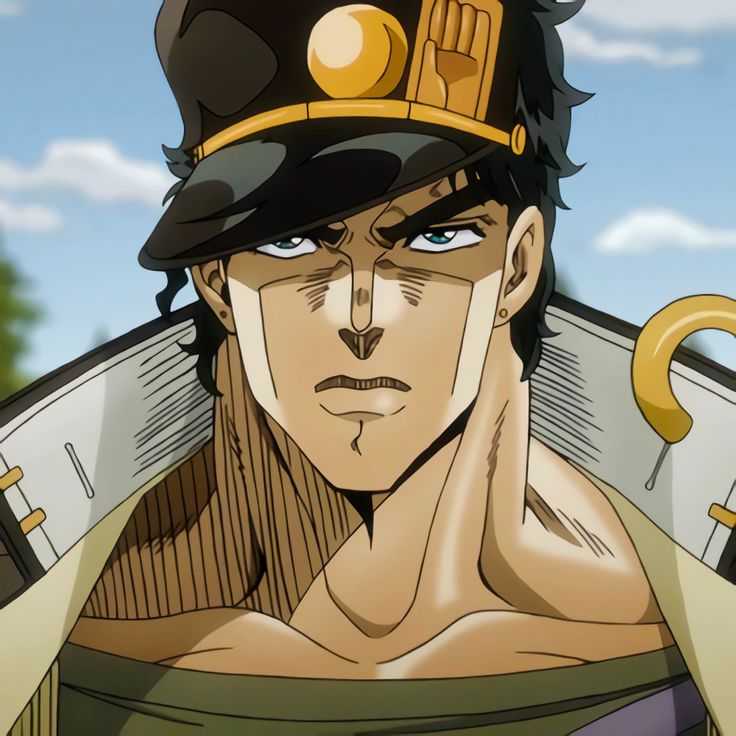 Anime: Jojo Bizarre Adventure | Part 3 Stardust Crusaders Jotaro Kujo Icon, Jotaro Joestar, Kujo Jotaro, Stardust Crusaders, Jotaro Kujo, Jojo Bizarre, Stardust, Anime