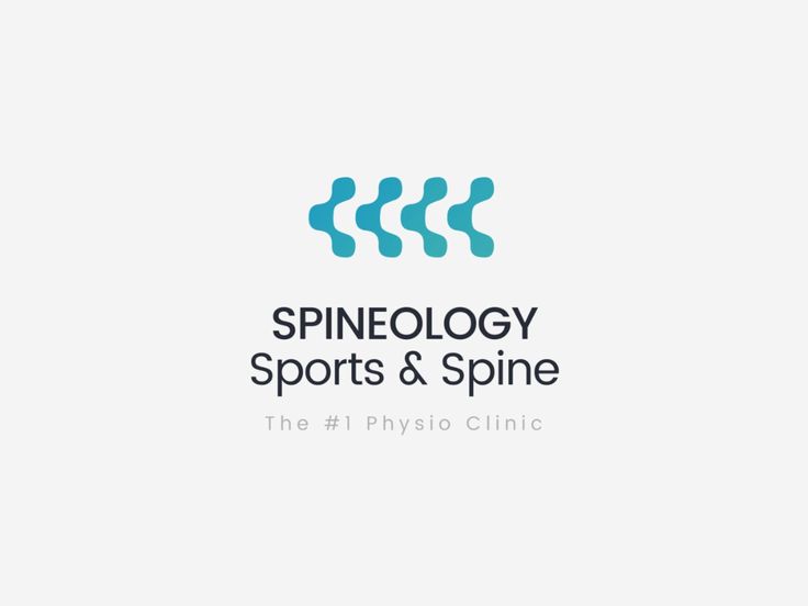 the logo for spineology sports and spaine, which is designed to look like an