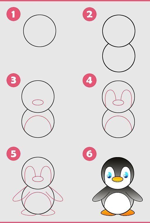 Easy  way to Penguin Cartoon Character Drawing  by hand.
drawing easy 
Super Easy Drawings
How To Draw cartoon 
Pencil drawing
easy drawing
art
drawing
Illustrations
drawing tutorial
cartoon Drawings Paint Penguin Easy, Simple Drawing Ideas Easy Step By Step, Draw A Penguin, Easy Steps To Draw, Trin For Trin Tegning, Steps To Draw, Drawing Ideas For Kids, ليلو وستيتش, Penguin Drawing