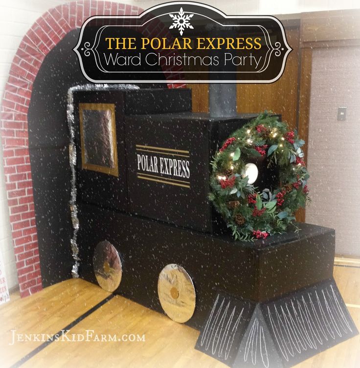 Polar Express Christmas Party, Polar Express Theme, Polar Express Christmas, Polar Express Movie, Church Christmas Party, Christmas Parade Floats, Polar Express Party, Ward Christmas Party, Polar Express Train