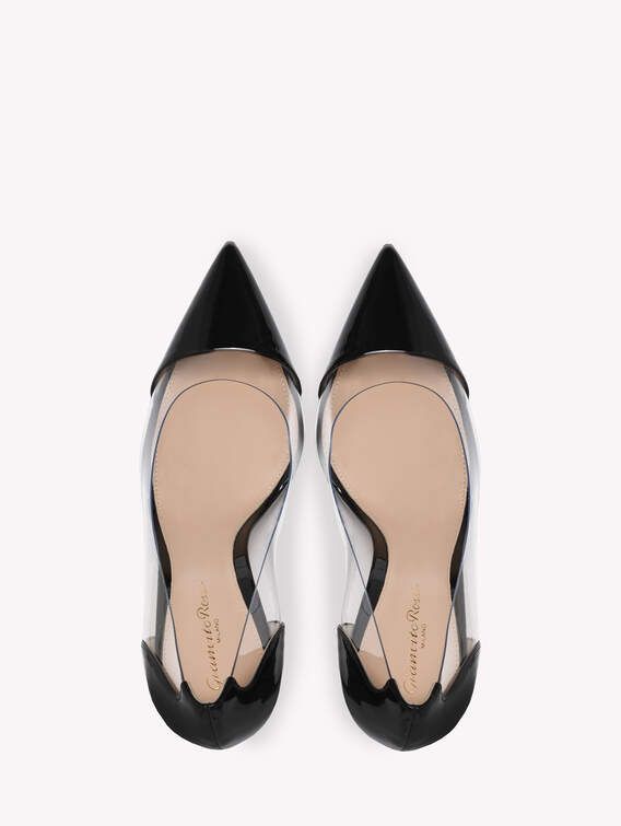 Buy PLEXI for USD 815.00 | Gianvito Rossi United States Luxury High Heels With Translucent Outsole, Modern Pointed Toe Heels For Cocktail, Clear Leather High Heels, Modern Clear Pointed Toe Heels, Formal Clear Heels With Contrasting Heel Counter, Elegant Clear Heels With Branded Heel Counter, Evening Patent Leather Heels With Translucent Outsole, Clear Leather Heels For Evening, Elegant Sheer High Heels