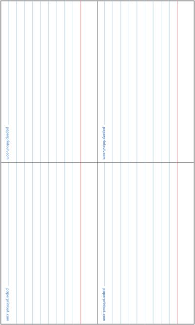 four different lines are shown in the same box, each with one line on it