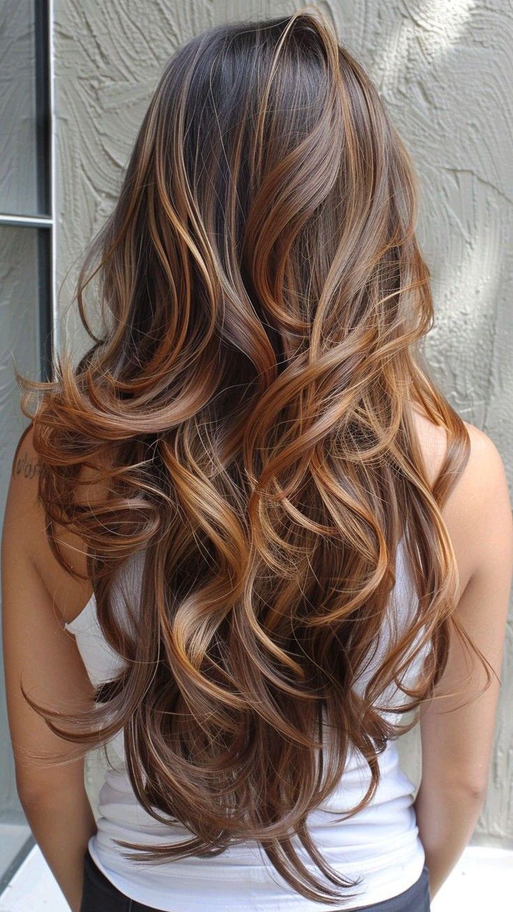 Golden Brown Hair With Dimension, Long Reddish Brown Hair With Highlights, Rambut Brunette, Honey Brown Hair, Brown Hair Looks, Brown Hair Inspo, Brunette Hair With Highlights, Brown Hair Balayage, Highlights Brown Hair