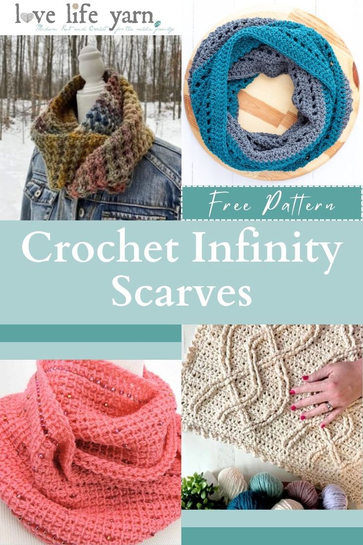 Discover 25+ Stunning Free Crochet Infinity Scarf Patterns! Infinity Scarf Crochet Free Pattern, Loop Scarf Pattern, Infinity Crochet Scarf, Crochet Infinity Scarf Free Pattern, Infinity Scarf Crochet Pattern, Crocheted Infinity Scarf, Infinity Scarf Crochet, Crochet Infinity Scarf Pattern, One Skein Crochet