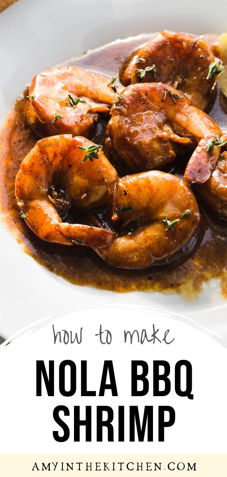 how to make nola bbq shrimp is an easy and delicious dinner that's ready in less than 30 minutes