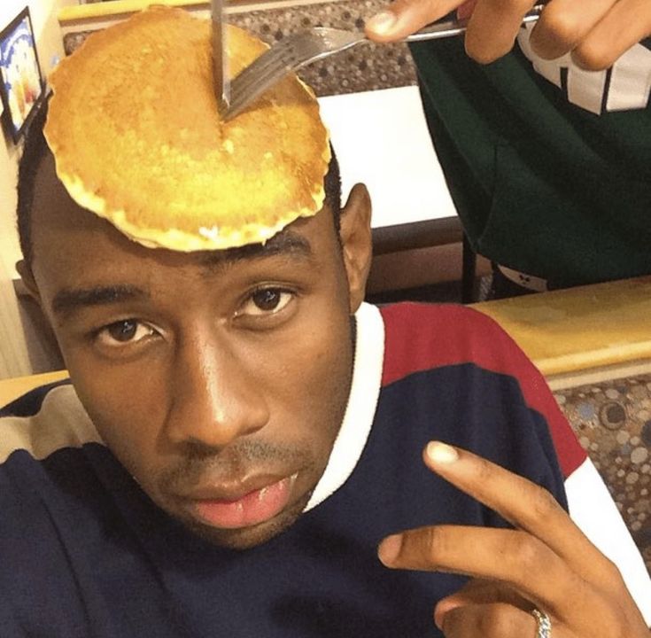 Tyler the creator with a pancake on his head I'm Ok, Tyler The Creator, Very Well, I Hope, The Creator, On Instagram, Instagram