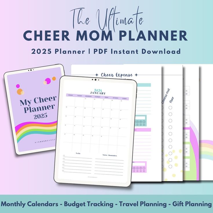 the ultimate cheer mom planner is here