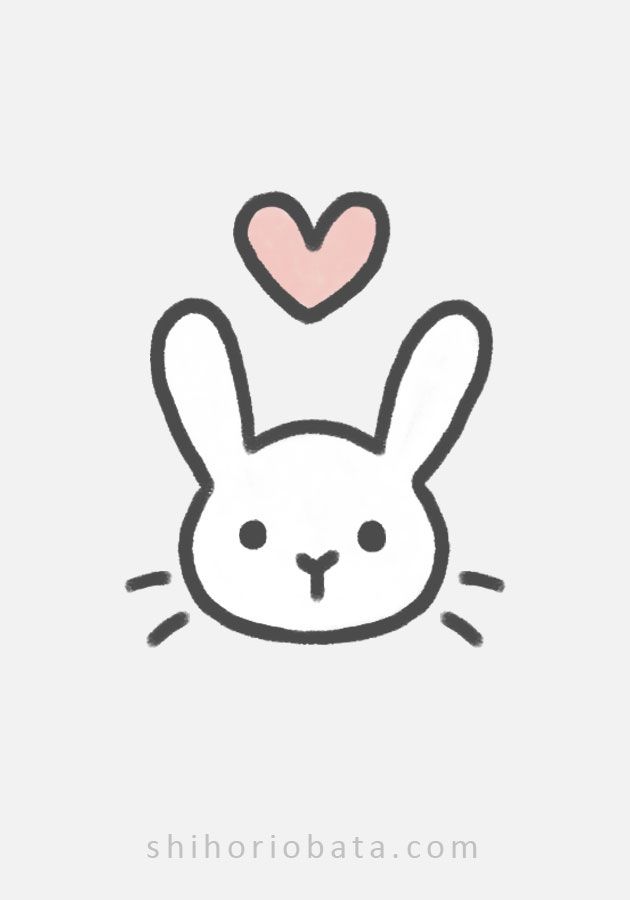 a rabbit with a heart on its head and the words, love is in the air