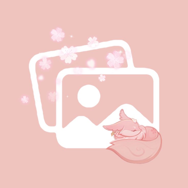 a pink wallpaper with an animal sleeping on it's side