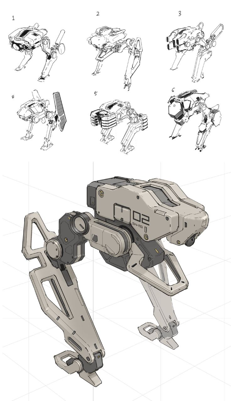 Mech Robot, Robot Design Sketch, Sci Fi Props, Mechanical Art, Cool Robots, Arte Robot, A Robot, Robot Design, Robots Concept