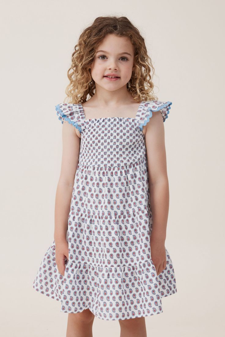 AMY TIERED DRESS Patterned Cotton Dress With Ruffles, Short Sleeve Paisley Print Patterned Dress, Short Sleeve Patterned Dress With Paisley Print, Patterned Sleeveless Dress With Paisley Print, Casual Fitted Paisley Print Dresses, Sleeveless Paisley Print Patterned Dress, Patterned Paisley Print Sleeveless Dress, Casual Fitted Dress With Paisley Print, Casual Cotton Paisley Print Dresses