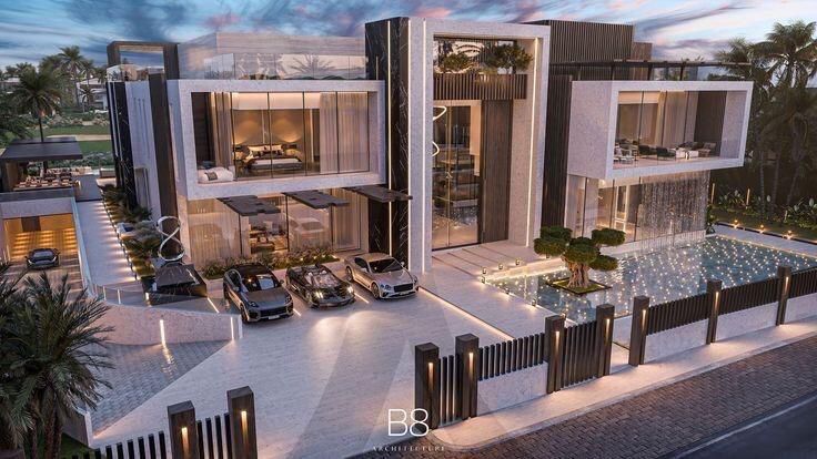 an artist's rendering of the exterior of a luxury home in miami, florida