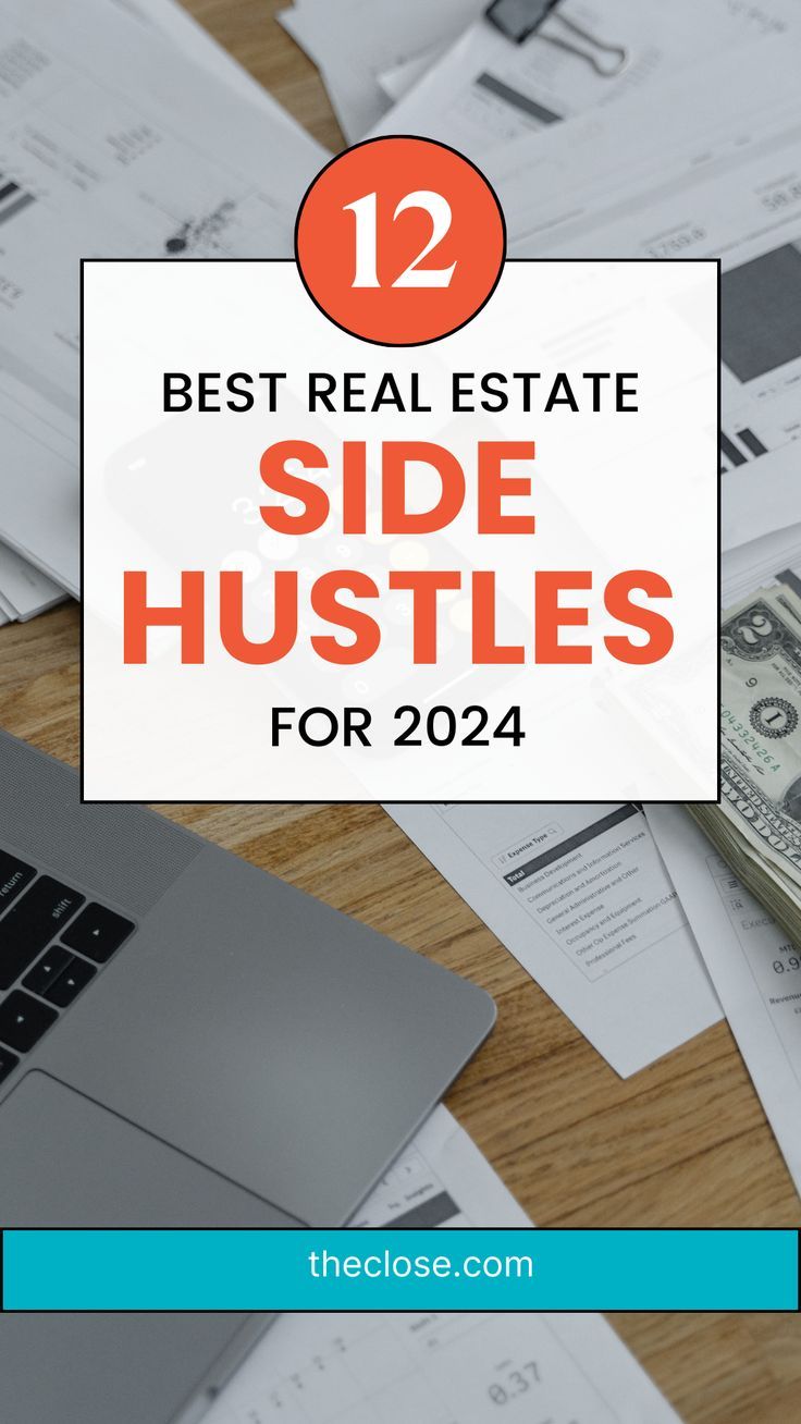 The 12 Best Real Estate Side Hustles for 2024 Real Estate Career, Realestate Marketing, Side Hustle Ideas, Earn Extra Cash, Home Selling Tips, Hustle Ideas, Free Tips, Real Estate Business, Real Estate Tips