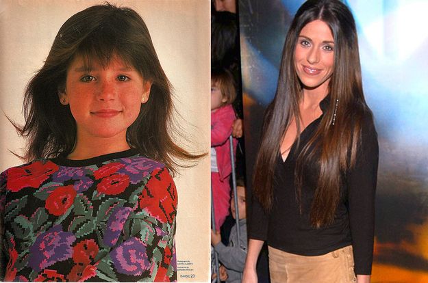 a woman with long hair before and after plastic surgery