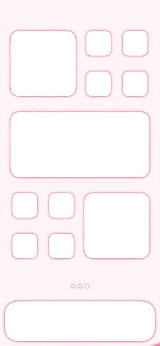 a pink background with white squares and rectangles on the bottom right corner,