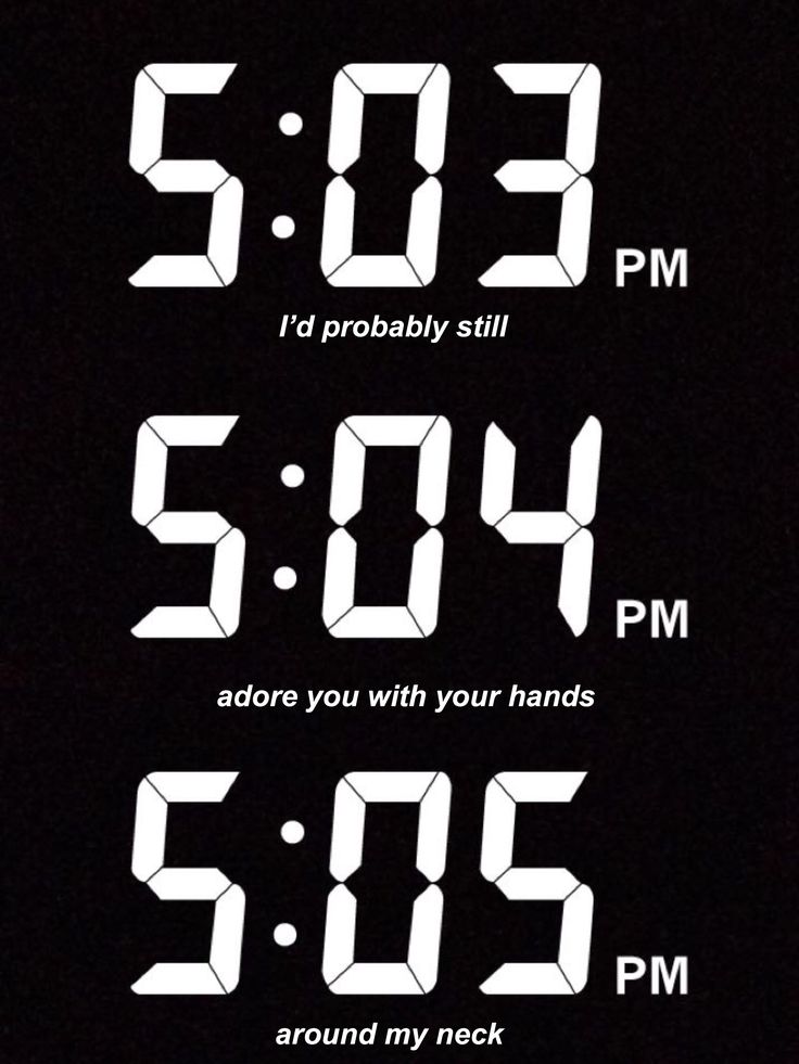 three different times in the dark with numbers on each side and an alarm clock above them