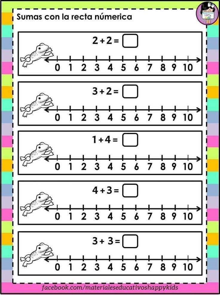 the number line worksheet for numbers 1 - 10 and has two different pictures on it