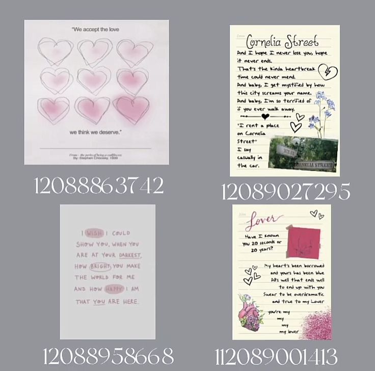 four different types of wedding cards with hearts and flowers on the front, two are in pink