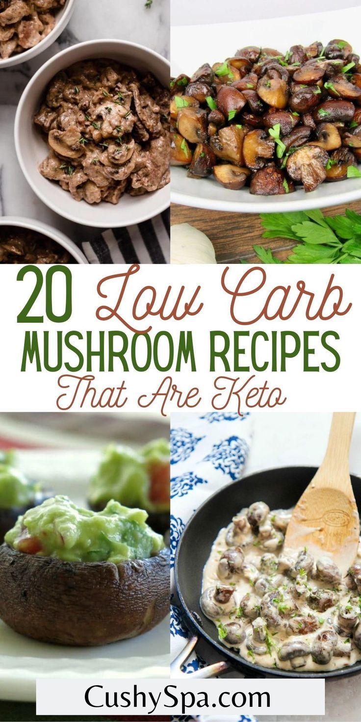 20 low carb mushroom recipes that are keto