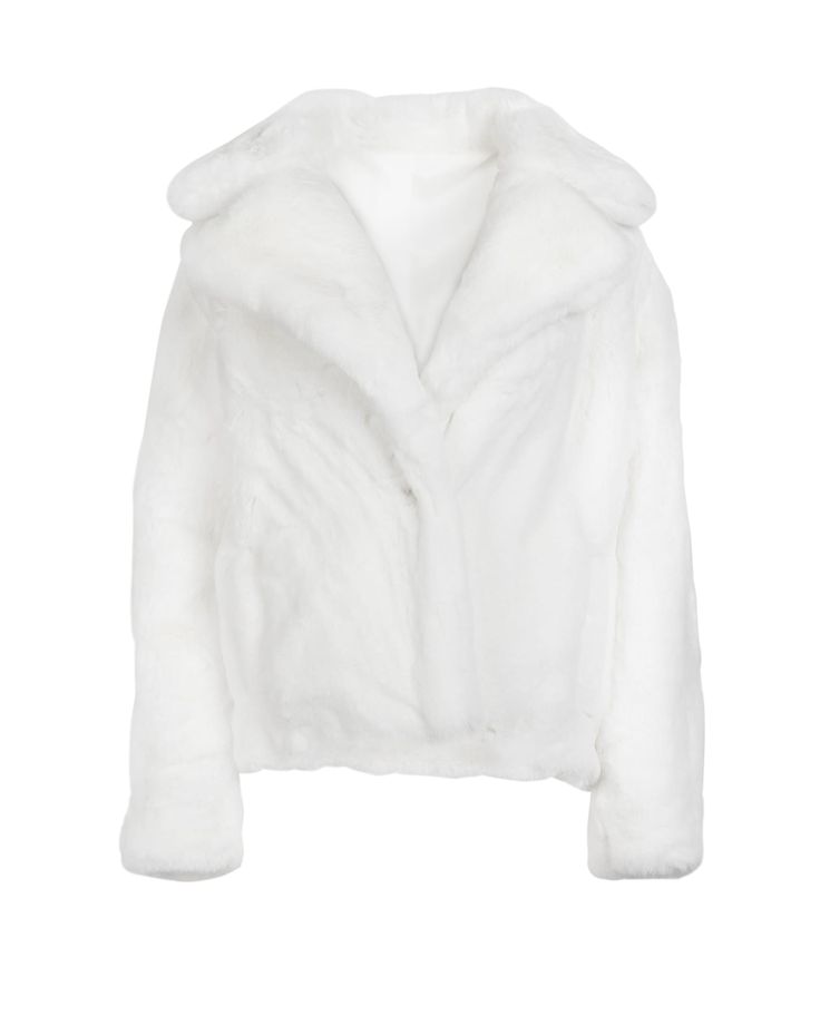 This is a super soft faux fur coat in pristine winter white. Featuring a button closure with a notch lapel Gear up for going out with this plus size moto jacket, ready for date night or girl's night Hilary MacMillan White Faux Fur Coat | White | Jackets | Materials & Care Instructions: ['100% Polyester', 'Dry clean', 'Imported'] White Winter Clothes Aesthetic, Chic Winter White Faux Fur Outerwear, Chic White Fur Coat With Faux Fur Trim, Chic White Faux Fur Outerwear, Chic White Outerwear With Faux Fur Lining, Chic White Fur Coat With Faux Fur Lining, Chic White Fur Coat For Spring, White Faux Fur Coat For Spring, Chic White Outerwear With Faux Fur Trim