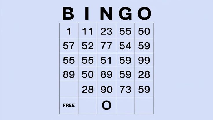 Bingo Template & Free Bingo Cards