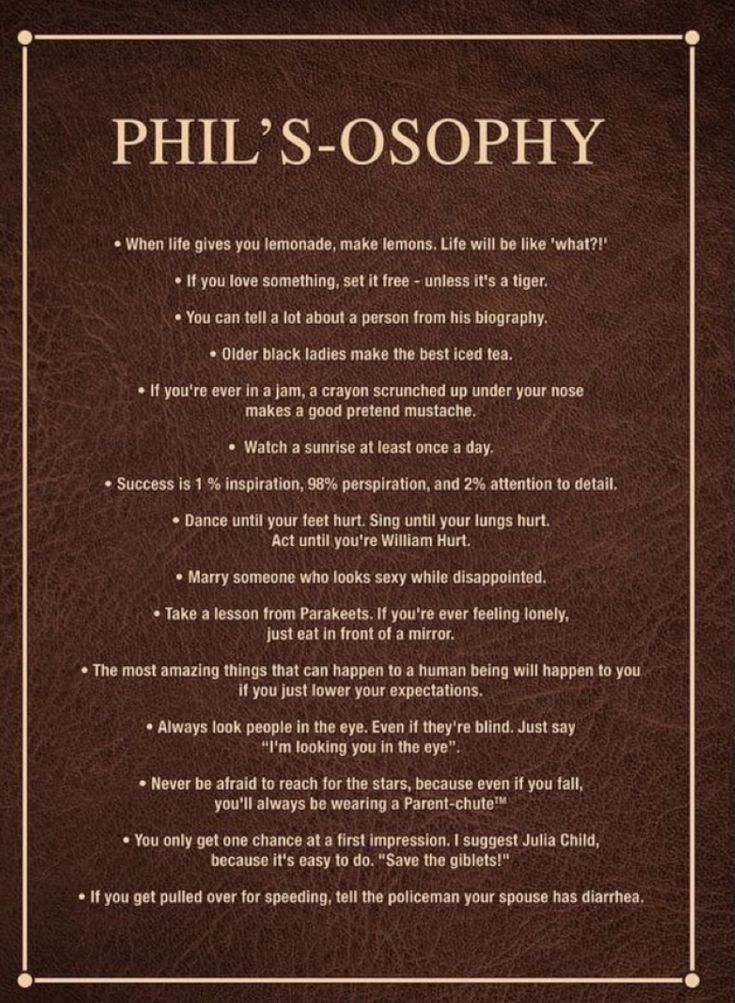 a brown book cover with the words phil's - sophy on it