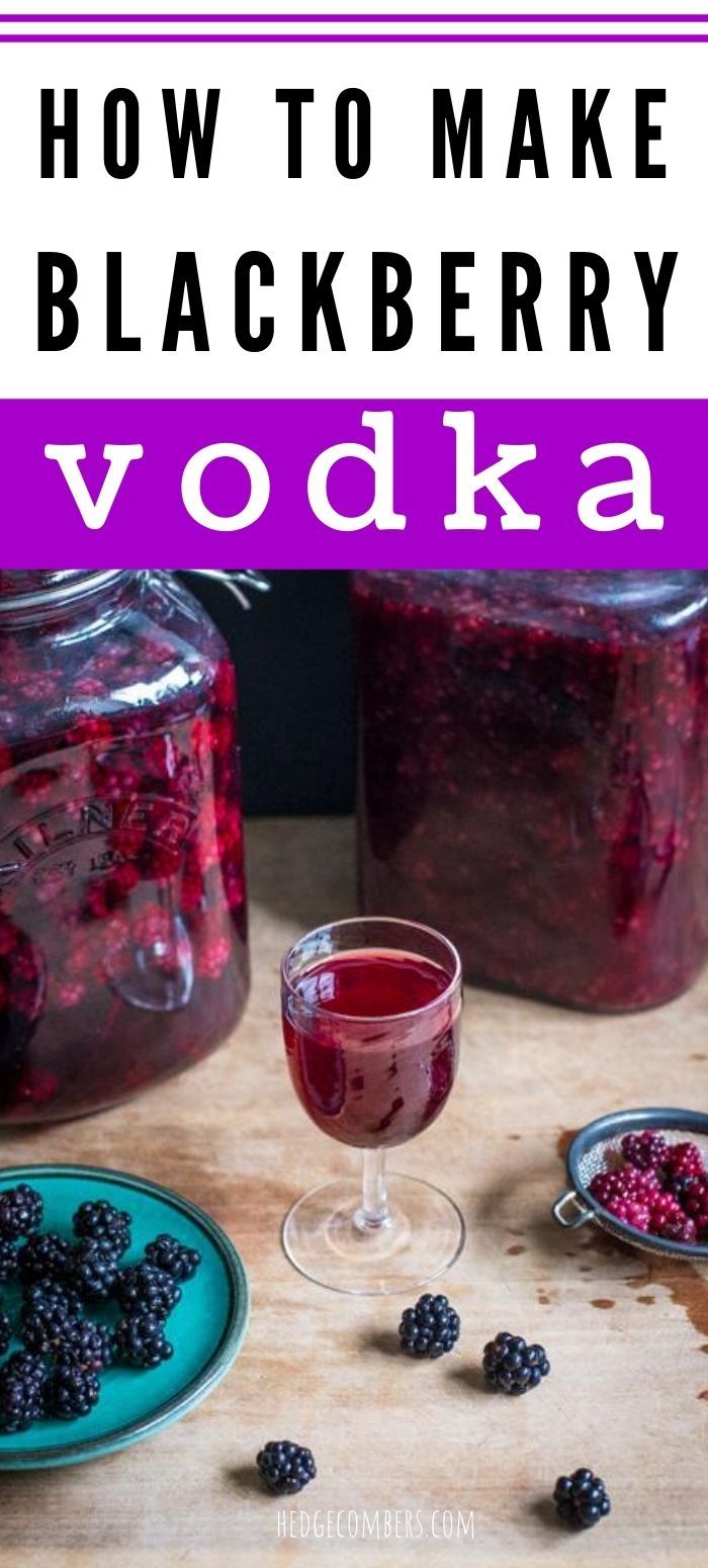 how to make blackberry vodka with blueberries and raspberries