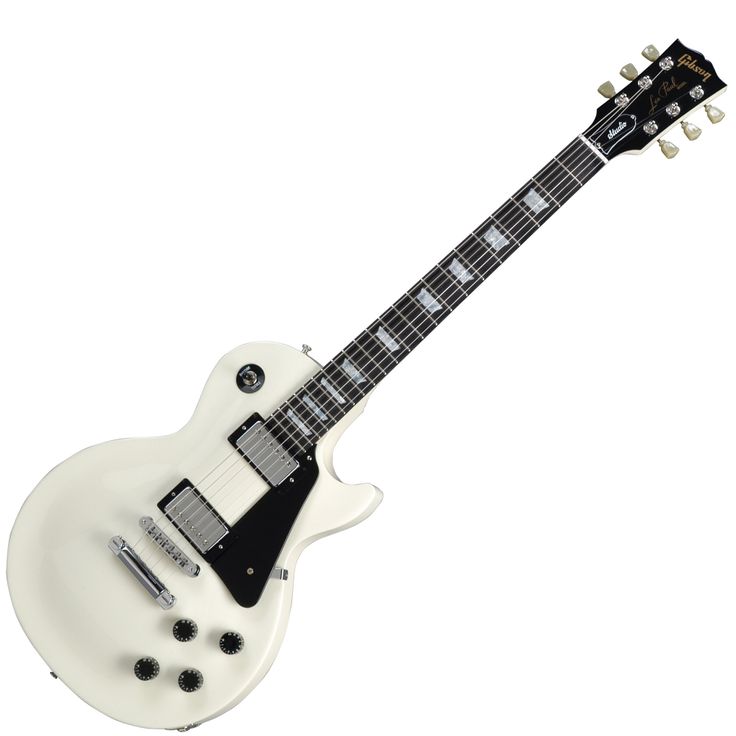 an electric guitar is shown on a white background